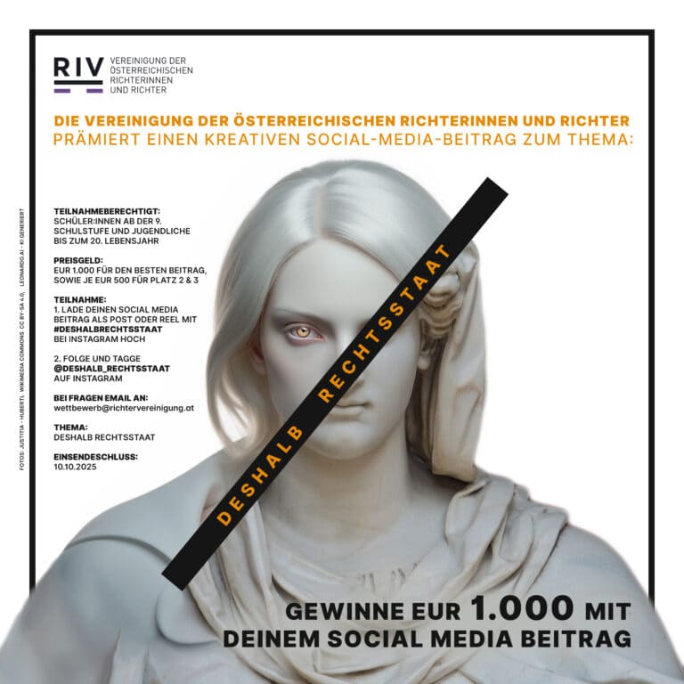 Wettbewerb "Deshalb Rechtsstaat"